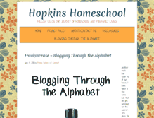 Tablet Screenshot of hopkinshomeschool.com